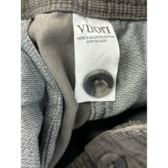 Vuori Men's Grey Optimist Corduroy Pants Size Medium  32 x 29 Drawstring V440 - Picture 10 of 15